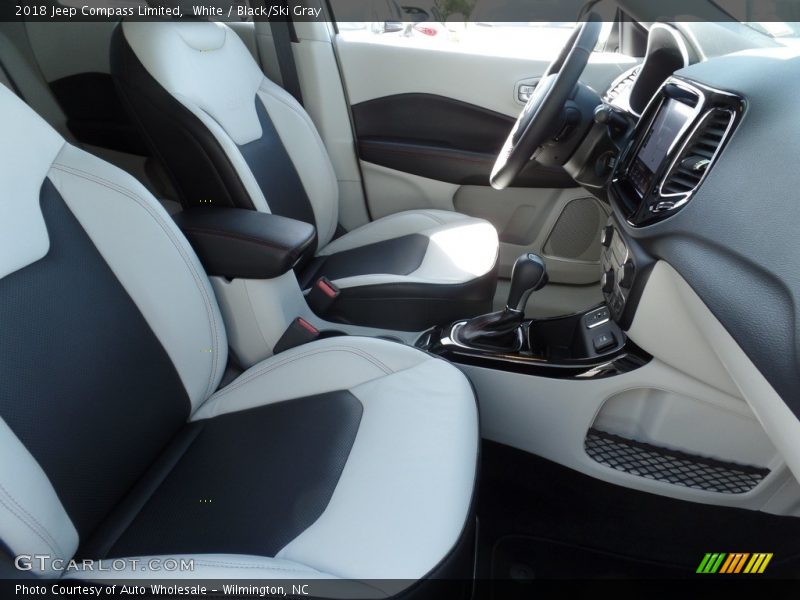 White / Black/Ski Gray 2018 Jeep Compass Limited