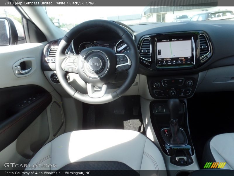 White / Black/Ski Gray 2018 Jeep Compass Limited