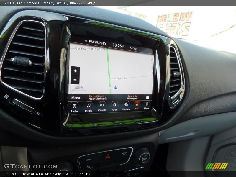 White / Black/Ski Gray 2018 Jeep Compass Limited
