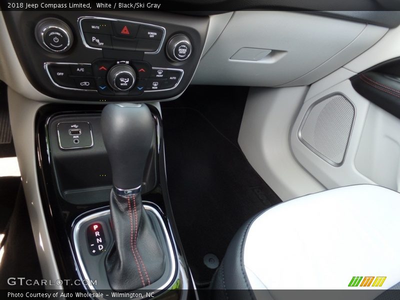 White / Black/Ski Gray 2018 Jeep Compass Limited