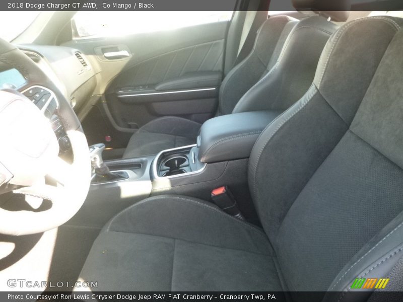 Go Mango / Black 2018 Dodge Charger GT AWD