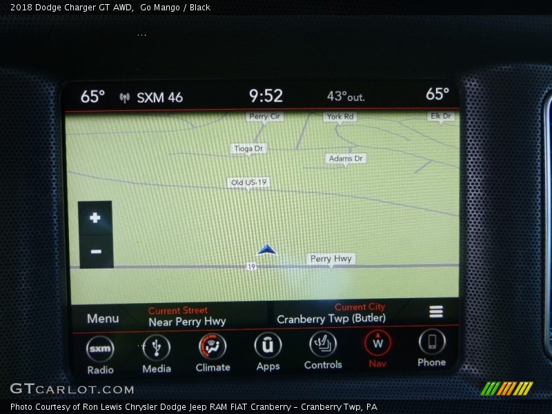 Go Mango / Black 2018 Dodge Charger GT AWD