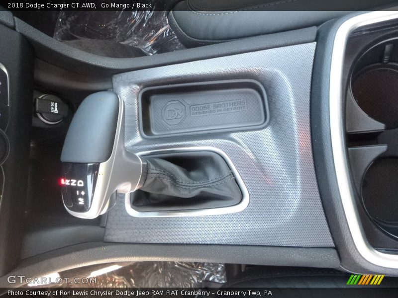 Go Mango / Black 2018 Dodge Charger GT AWD