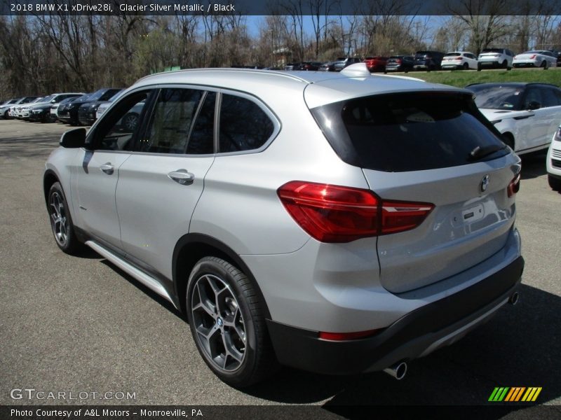 Glacier Silver Metallic / Black 2018 BMW X1 xDrive28i