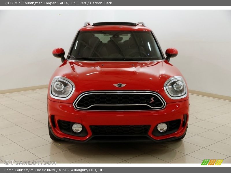 Chili Red / Carbon Black 2017 Mini Countryman Cooper S ALL4