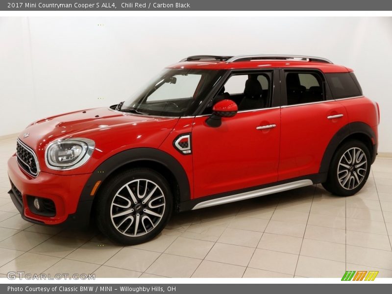 Chili Red / Carbon Black 2017 Mini Countryman Cooper S ALL4