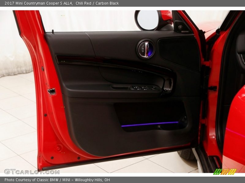 Chili Red / Carbon Black 2017 Mini Countryman Cooper S ALL4