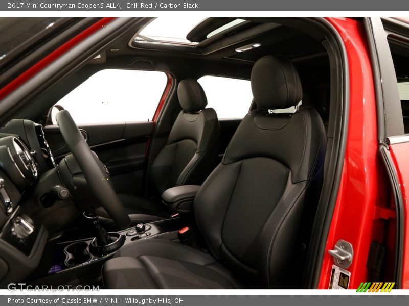 Chili Red / Carbon Black 2017 Mini Countryman Cooper S ALL4