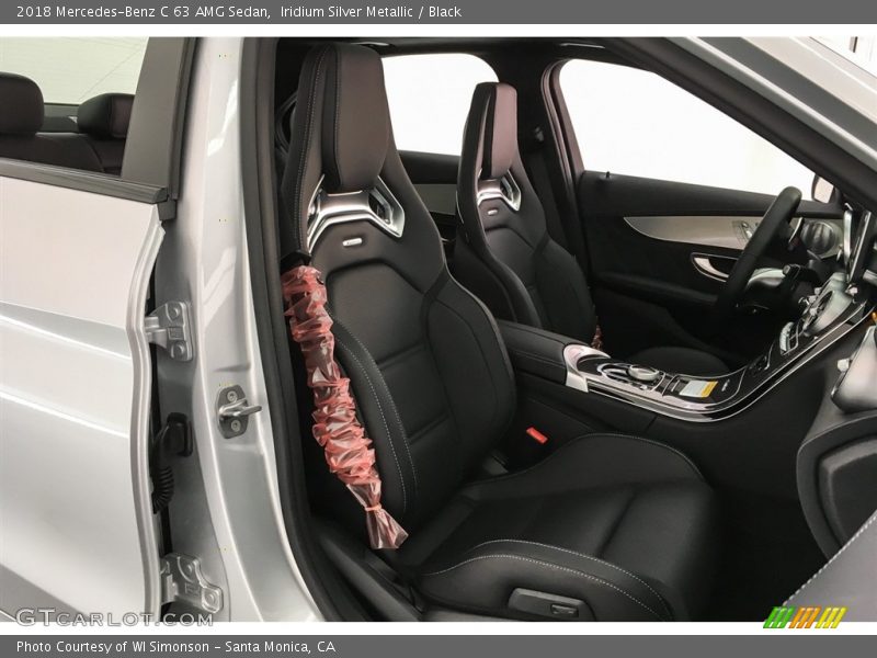 Iridium Silver Metallic / Black 2018 Mercedes-Benz C 63 AMG Sedan