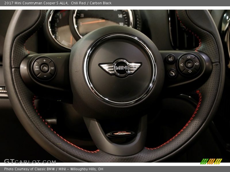 Chili Red / Carbon Black 2017 Mini Countryman Cooper S ALL4
