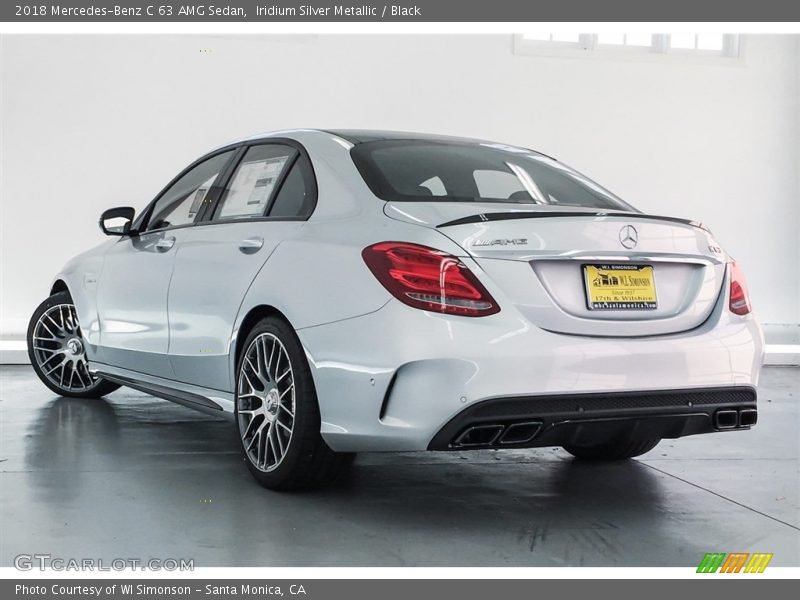 Iridium Silver Metallic / Black 2018 Mercedes-Benz C 63 AMG Sedan