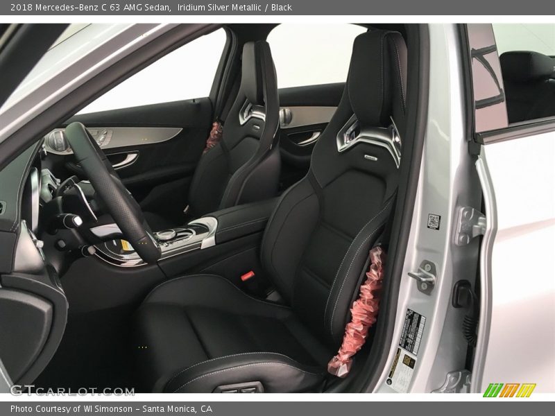 Iridium Silver Metallic / Black 2018 Mercedes-Benz C 63 AMG Sedan