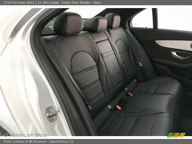 Iridium Silver Metallic / Black 2018 Mercedes-Benz C 63 AMG Sedan