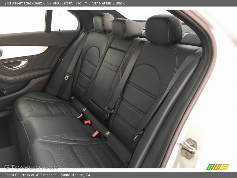 Iridium Silver Metallic / Black 2018 Mercedes-Benz C 63 AMG Sedan