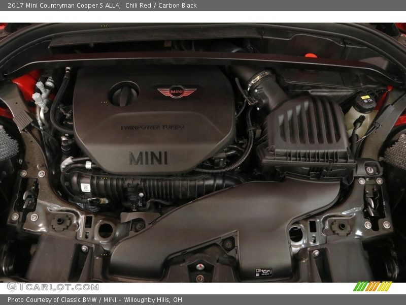 Chili Red / Carbon Black 2017 Mini Countryman Cooper S ALL4