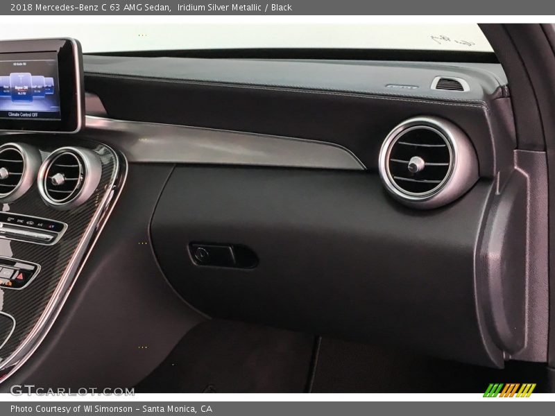 Iridium Silver Metallic / Black 2018 Mercedes-Benz C 63 AMG Sedan