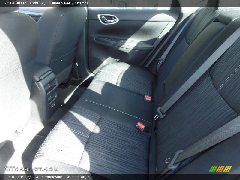 Brilliant Silver / Charcoal 2018 Nissan Sentra SV
