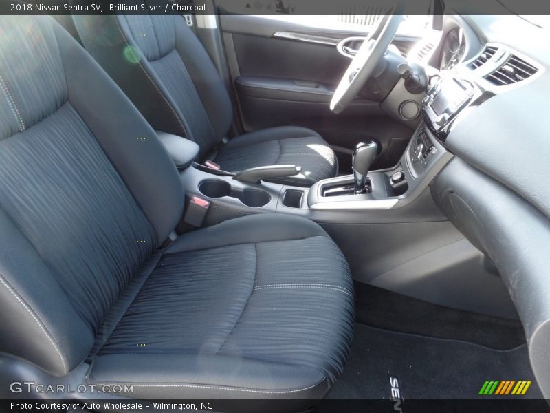 Brilliant Silver / Charcoal 2018 Nissan Sentra SV