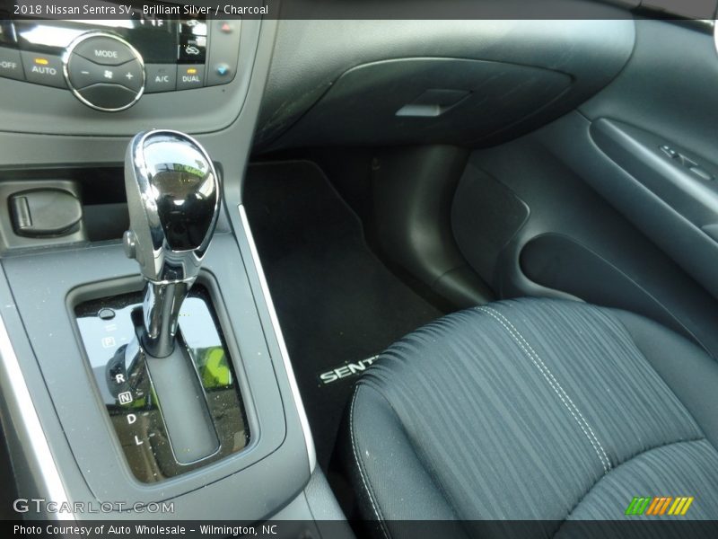 Brilliant Silver / Charcoal 2018 Nissan Sentra SV