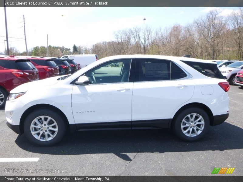 Summit White / Jet Black 2018 Chevrolet Equinox LT AWD