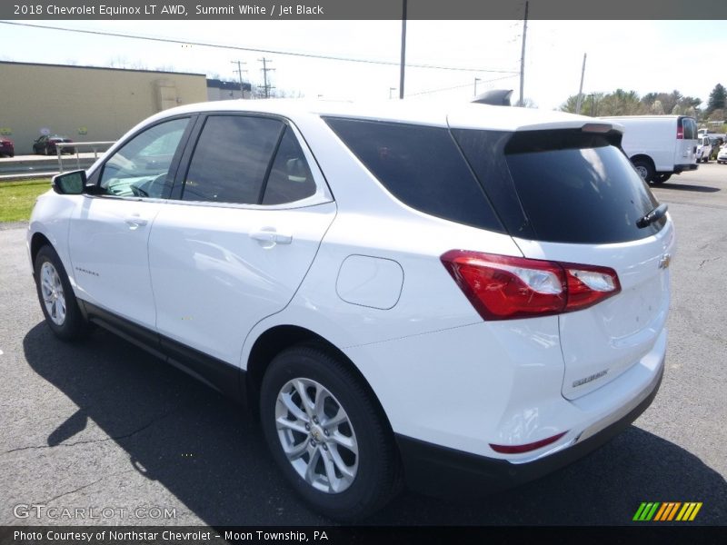 Summit White / Jet Black 2018 Chevrolet Equinox LT AWD