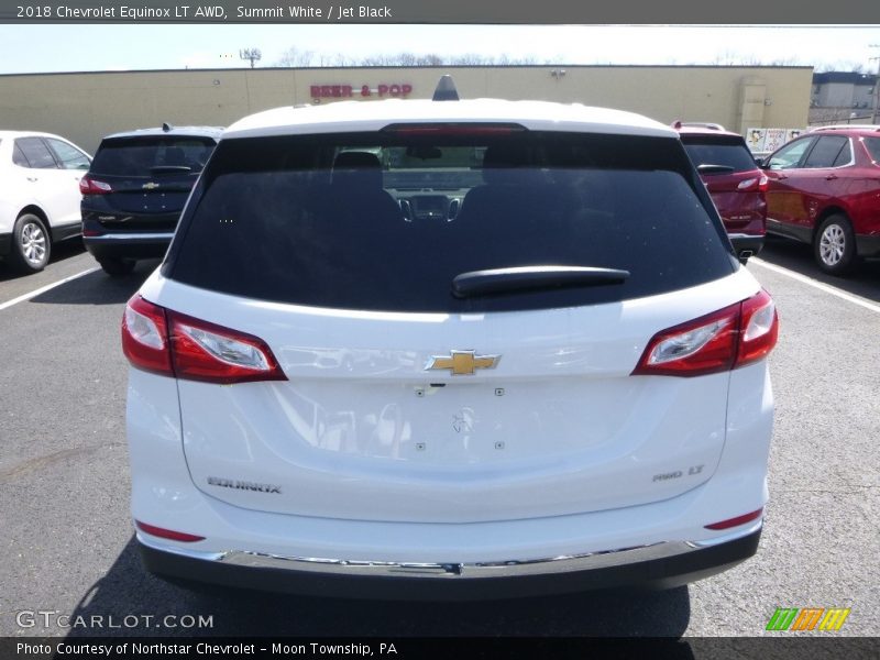 Summit White / Jet Black 2018 Chevrolet Equinox LT AWD