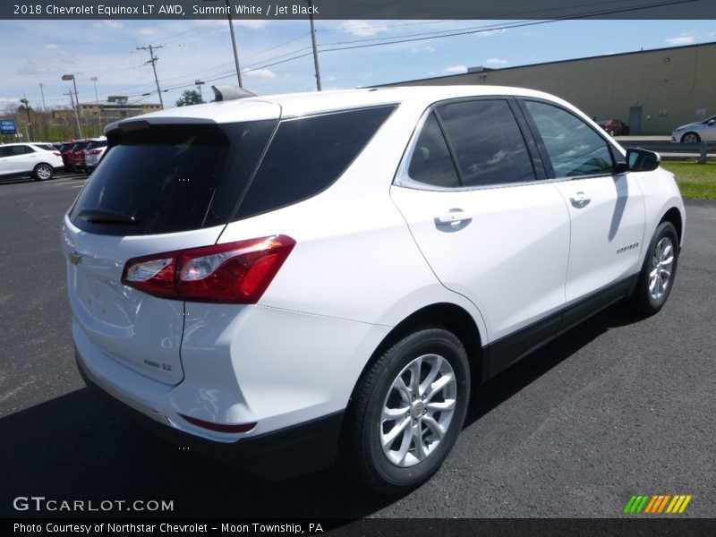 Summit White / Jet Black 2018 Chevrolet Equinox LT AWD