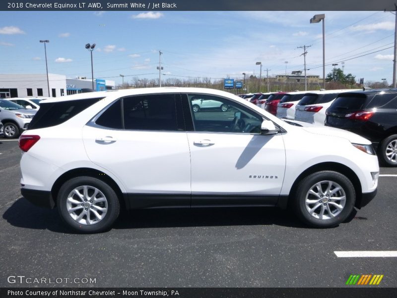 Summit White / Jet Black 2018 Chevrolet Equinox LT AWD