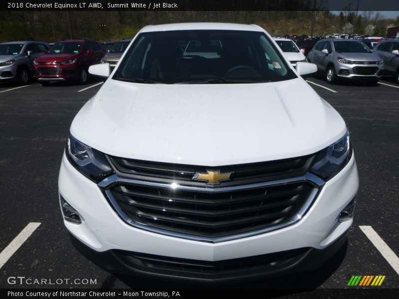 Summit White / Jet Black 2018 Chevrolet Equinox LT AWD