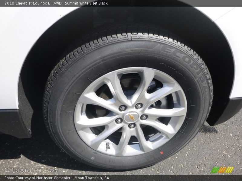 Summit White / Jet Black 2018 Chevrolet Equinox LT AWD