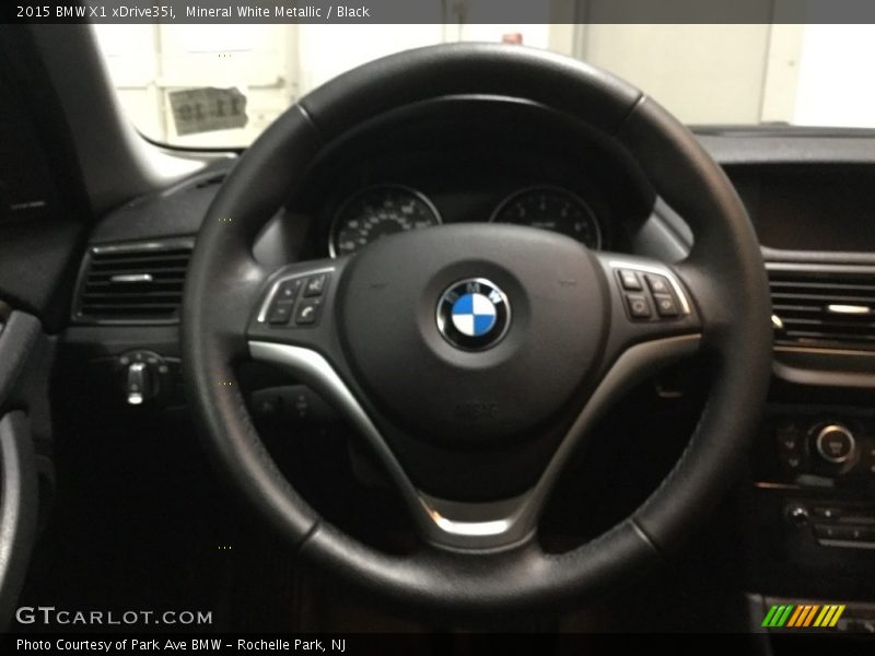 Mineral White Metallic / Black 2015 BMW X1 xDrive35i