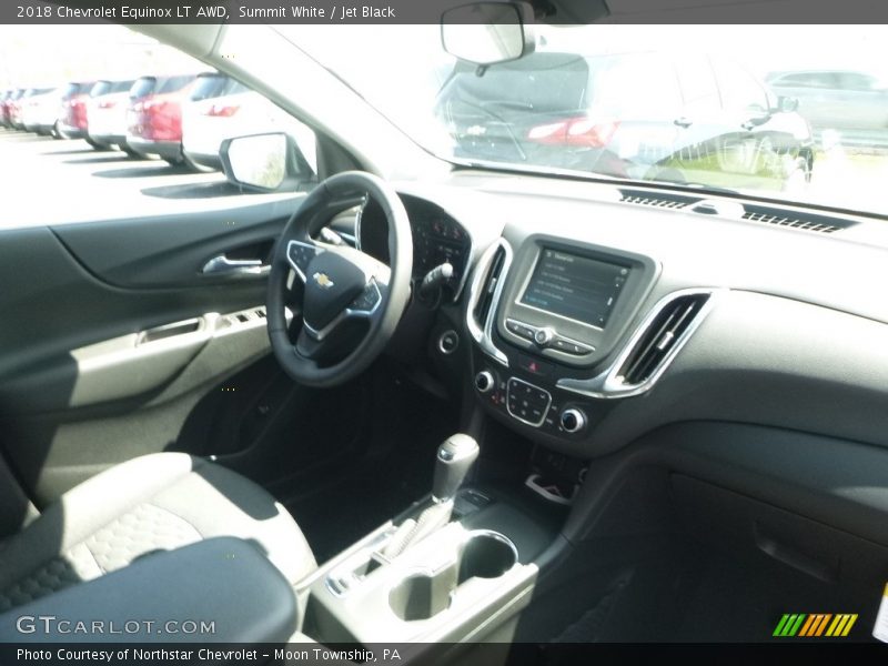 Summit White / Jet Black 2018 Chevrolet Equinox LT AWD