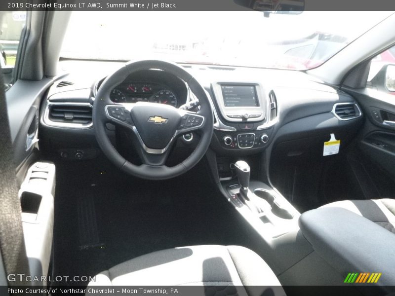 Summit White / Jet Black 2018 Chevrolet Equinox LT AWD