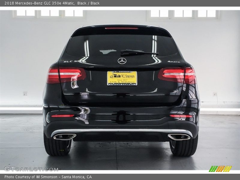 Black / Black 2018 Mercedes-Benz GLC 350e 4Matic