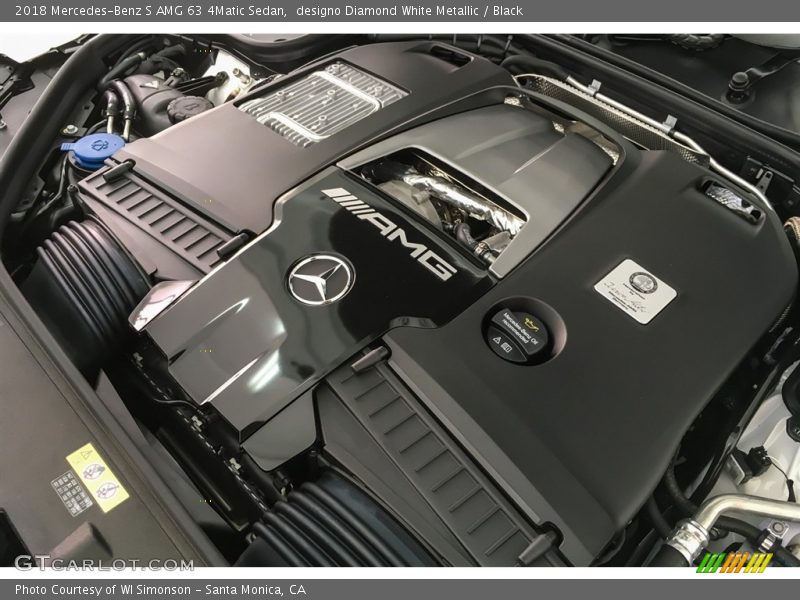  2018 S AMG 63 4Matic Sedan Engine - 4.0 Liter biturbo DOHC 32-Valve VVT V8