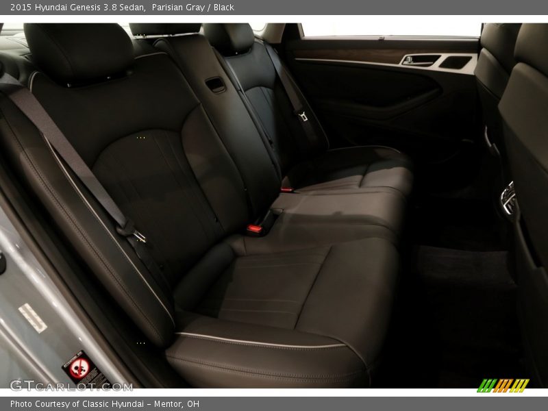 Parisian Gray / Black 2015 Hyundai Genesis 3.8 Sedan