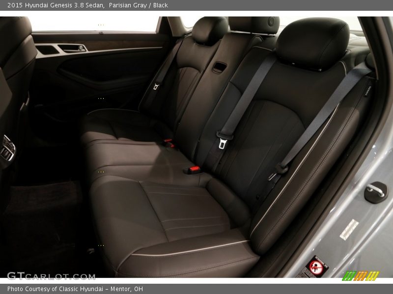 Parisian Gray / Black 2015 Hyundai Genesis 3.8 Sedan