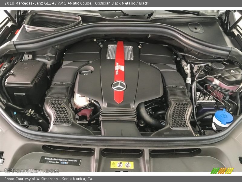 Obsidian Black Metallic / Black 2018 Mercedes-Benz GLE 43 AMG 4Matic Coupe
