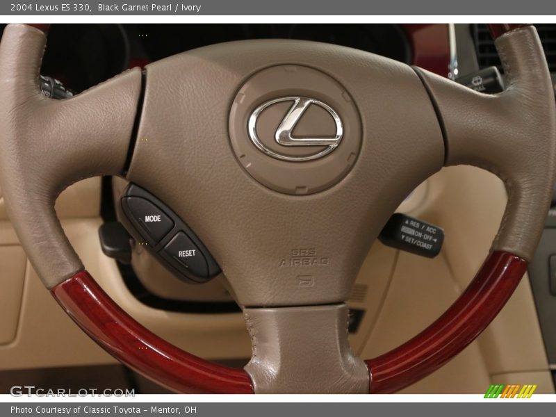 Black Garnet Pearl / Ivory 2004 Lexus ES 330