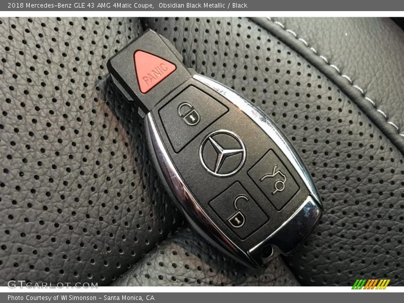 Obsidian Black Metallic / Black 2018 Mercedes-Benz GLE 43 AMG 4Matic Coupe
