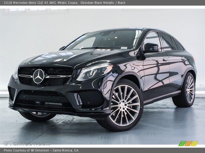 Obsidian Black Metallic / Black 2018 Mercedes-Benz GLE 43 AMG 4Matic Coupe