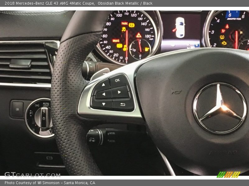 Obsidian Black Metallic / Black 2018 Mercedes-Benz GLE 43 AMG 4Matic Coupe
