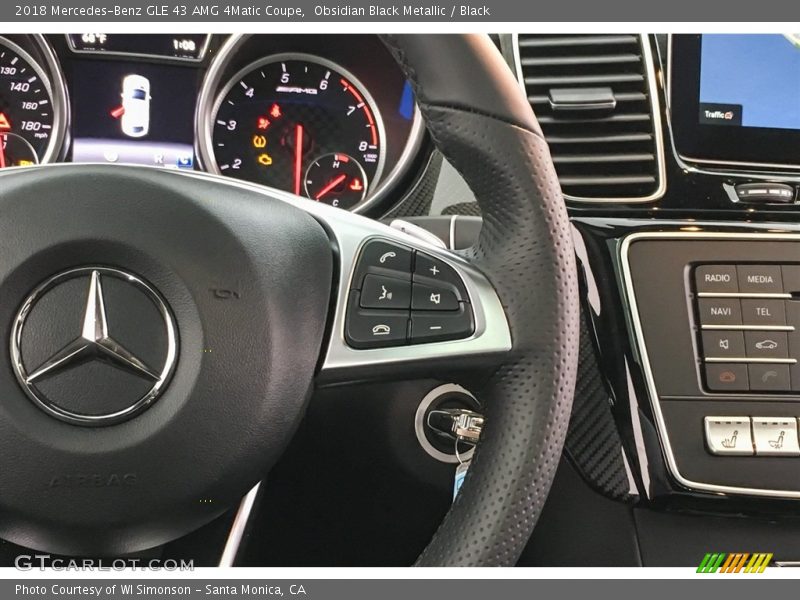Obsidian Black Metallic / Black 2018 Mercedes-Benz GLE 43 AMG 4Matic Coupe