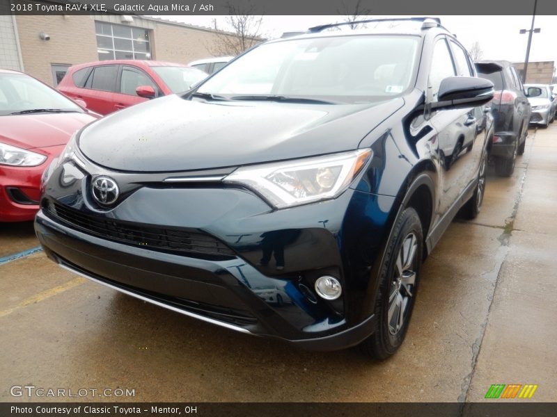 Galactic Aqua Mica / Ash 2018 Toyota RAV4 XLE