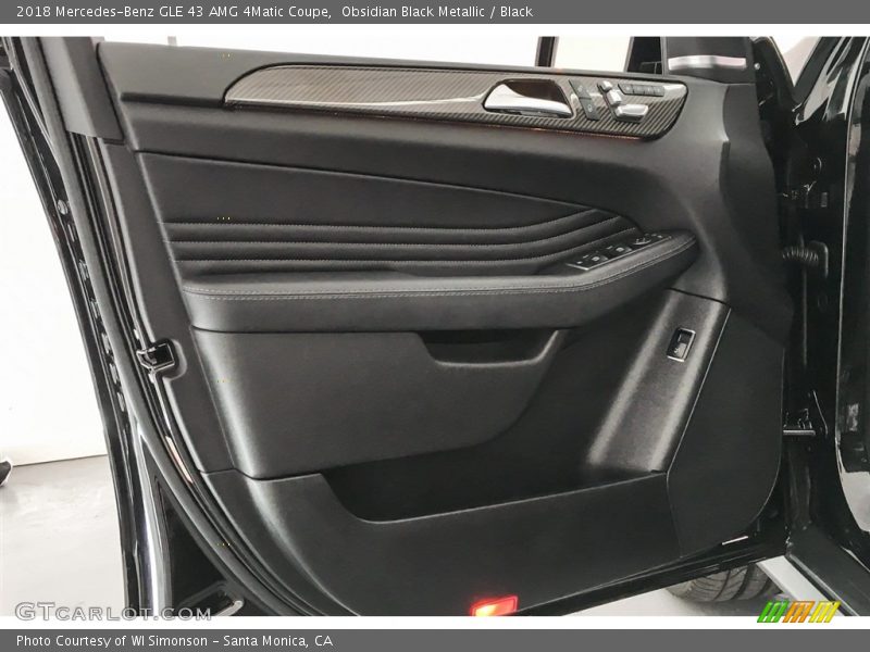 Obsidian Black Metallic / Black 2018 Mercedes-Benz GLE 43 AMG 4Matic Coupe
