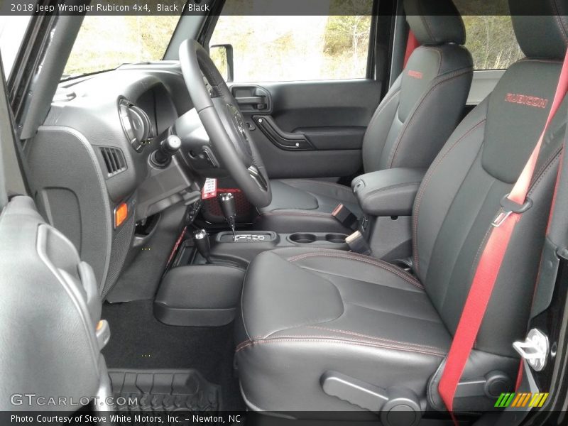 Front Seat of 2018 Wrangler Rubicon 4x4