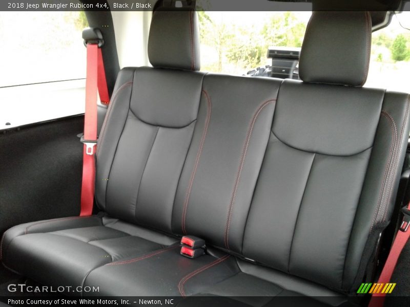 Rear Seat of 2018 Wrangler Rubicon 4x4