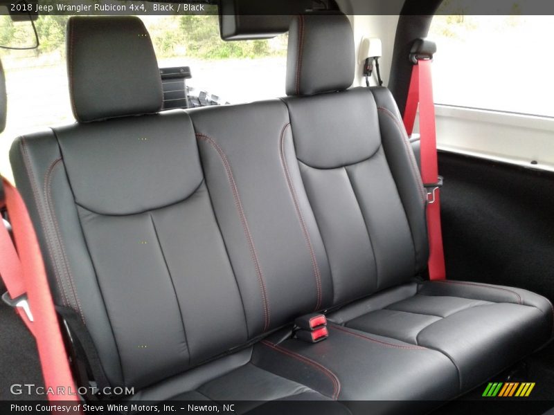 Rear Seat of 2018 Wrangler Rubicon 4x4