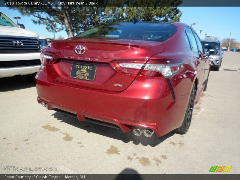 Ruby Flare Pearl / Black 2018 Toyota Camry XSE V6