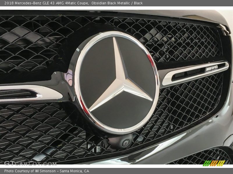 Obsidian Black Metallic / Black 2018 Mercedes-Benz GLE 43 AMG 4Matic Coupe